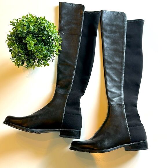 Stuart Weitzam Over Knee Leather Boots - Picture 3 of 8